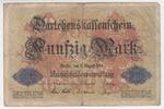 Deutschland / Darlehenkassenschein 50 Mark-Banknote Deutschland / Darlehenkassenschein, 50 Mark-Banknote, 1914 -
