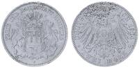 Deutschland / Kaiserreich/Hamburg 2 Mark Probeprägung in Eisen, Aluminium plattiert -