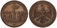 Deutschland /Weimar/ 5 Mark Probe in Bronze, dicker Schrötling (3,8mm) -