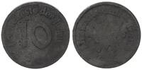 Deutschland / Polen / Getto Litzmannstadt 10 Pfennig (mit Echtheitszertifikat und Fachbuch ) MAGNESIUM 0,95g Exemplar aus dem New Yorker Lot 1. Ausgabe -