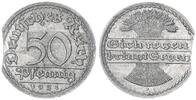 Deutschland / Weimar 50 Pfennig Fehlprägung : größeres Zainende -