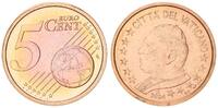 Vatikan 5 Cent Kursmünze mit Papstmotiv -