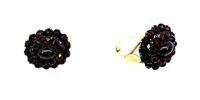 Gold 585 Ring mit Granat Stein, 5,5g, Ringgröße 54 -