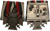Kaiserreich / 3. Reich Orden 1er Ordenspange Ehrenkreuz für Frontkämpfer mit Schwerter Herst. R. V. Pforzheim -