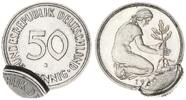 Deutschland 50 Pfennig Fehlprägung ,Wertseite 2 x geprägt, mit Riffelrand -
