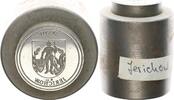 Deutschland Matrizenstempel Original-Prägestempel (Matrize), Stadt Jerichow für Goldmünze 333 -