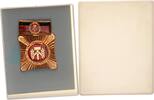 DDR Orden Medaille Kollektiv der sozialistischen Arbeit in Plastik Etui -