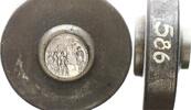 Deutschland / 3.Reich Matritzenstempel Goetz Bismarck in Versailles Matrize zum Avers der Medaille 1941 Bismarck in Versailles -