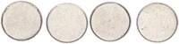 Bundesrepublik Deutschland 2x 1 DM BRD, Fehlprägung: 2x1 DM Rohling mit und ohne Randschrift -