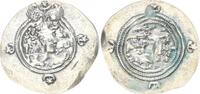 Persien Sasaniden Chusro II. Drachme Persien Xusro II., Drachme, Rückseite teilweise incus -