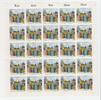 Deutschland / BRD Druckbogen, 25x60 Pfennig 25 Briefmarken, Deutsche Bundespost -
