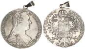 Österreich Patriotischer Anhänger Maria Theresientaler -