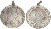 Österreich Patriotischer Anhänger Maria Theresientaler -