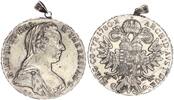 Österreich Patriotischer Anhänger Maria Theresientaler -