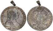 Österreich Patriotischer Anhänger Maria Theresientaler -