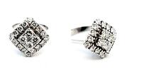 750 Weißgold Ring mit vielen Diamanten 6,8gramm, Ringgröße 53-54 -