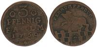 Anhalt - Bernburg 3 Pfennig -