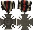 Kaiserreich Orden Ehrenkreuz für Frontkämpfer mit Schwerter mit Band Hersteller Wilhelm Kolwitz -