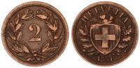Schweiz - Helvetia 2 Rappen -