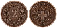 Schweiz - Helvetia 2 Rappen -