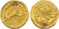 Antike / Ostgoten / Athalarich, Tremissis Ostgoten Athalarich, Theodahad, WitigisAV-Tremissis im Namen des Justinianus I. -