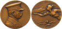 Deutsches / Weimar Zeppelin - Dr. Hugo Eckener Weimar - Bronze-Medaille 1924 -Zeppelin - Überführung des Luftschiffes LZ-1 -