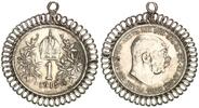 Österreich-Ungarn patriotischer Anhänger Franz-Joseph 1 Krone -