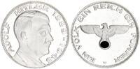 3. Reich Medaille Adolf Hitler Medaille Ein Volk, ein Reich, ein Führer 1889-1945 -