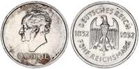Weimarer Republik 5 Mark Goethe - selten -