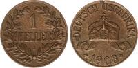 Kolonien Deutsch-Ostafrika 1 Heller Deutsch-Ostafrika 1 Heller 1908 J -