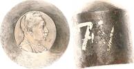 Deutschland/ Kaiserreich Probestempel für Wilhelm II. n.l. im antiken Harni Avers der Probe zum 20-Mark-Stück. Wilhelm II. -