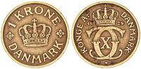 Dänemark 1 Krone Christian X. -