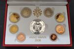 Vatikan KMS (1 Cent bis 2 Euro) mit Medaille -