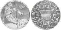 Österreich 200 Schilling 100 Jahre Olympische Spiele, Schifahrer -