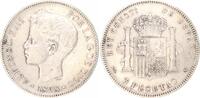 Spanien - Königreich 5 Pesetas Spanien 5 Pesetas 1898 Alfonso XIII -