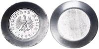 Deutschland / Alliierte Besetzung 10 Pfennig Probe,Abschlag der Adlerseite auf Aluminiumschrötling -
