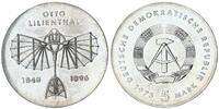Deutschland / DDR 5 Mark Otto Lilienthal -
