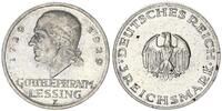 Weimarer Republik 3 Reichsmark Lessing J.335 -
