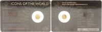 Ruanda 10 FRW Gold Icons of the World Sovereign -
