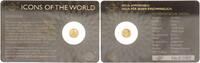Ruanda 10 FRW Gold Icons of the World Sovereign -