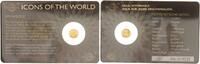 Ruanda 10 FRW Gold Icons of the World Springbock -
