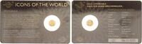 Ruanda 10 FRW Gold Icons of the World Springbock -