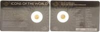 Ruanda 10 FRW Gold Icons of the World Springbock -