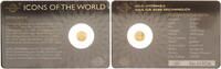Ruanda 10 FRW Gold Icons of the World Springbock -