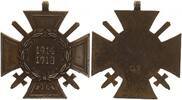 Kaiserreich Orden Ehrenkreuz für Frontkämpfer mit Schwerter ohne Band Hersteller O.7 -