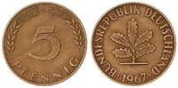 BRD 5 Pfennig seltenes Jahr und Münzzeichen * -