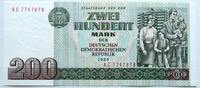 DDR 200 Mark Computersatz, Serie AC, nicht ausgegeben -