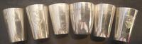 BRD 6x Silberbecher Reservistika BW Panzer -