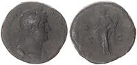 Antike / Römische Kaiserzeit Sesterz Hadrianus, 117-138, Clementia n.l. stehend -