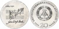 Deutschland - DDR 20 Mark Silber Komponist Johann Sebastian Bach -